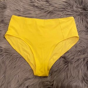 NWOT Athleta High Waist Bikini Bottoms M